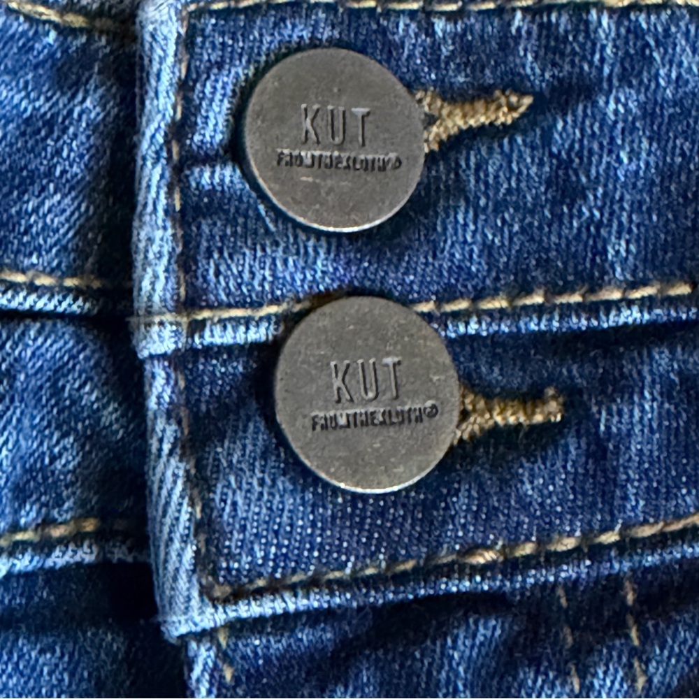 KUT from the Kloth High Rise Toothpick Skinny Jeans Zip Women‎ 2 Style SP379MA1 - Picture 6 of 14
